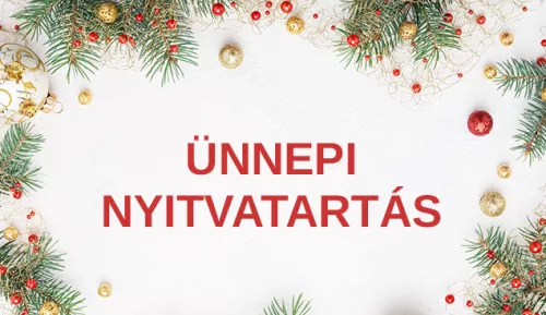 Ünnepi nyitvatartás