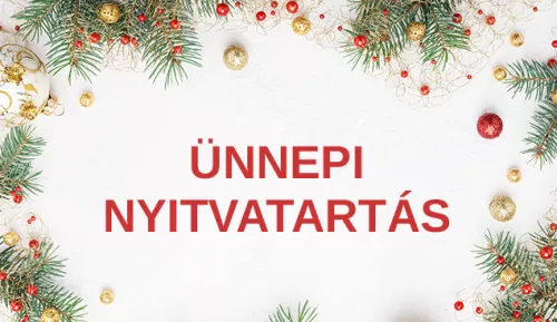 Ünnepi nyitvatartás
