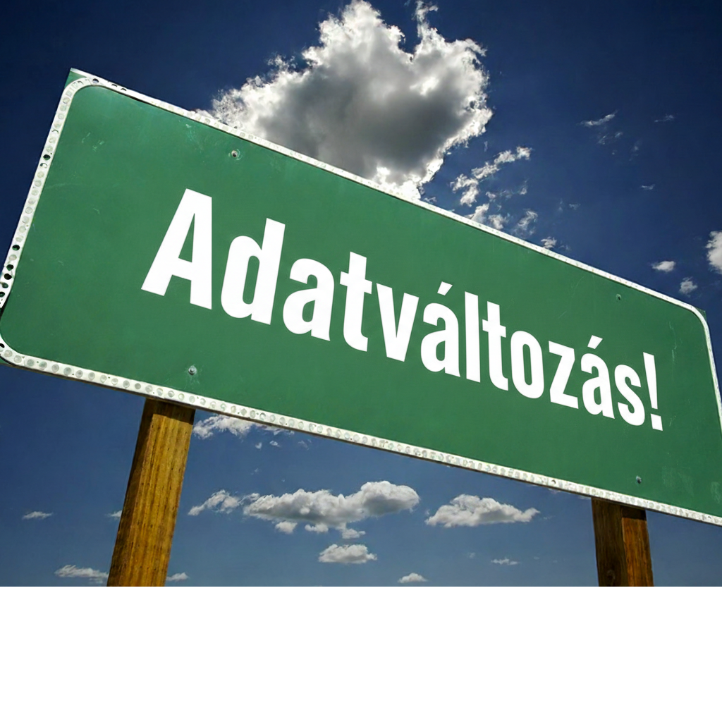 Az adataimban történt változás