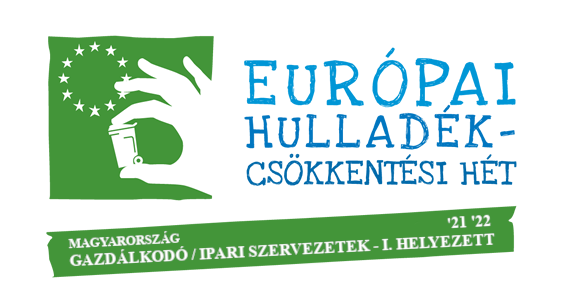 Európai Hulladékcsökkentési Hét - Gazdálkodó / Ipari szervezetek I. helyezett