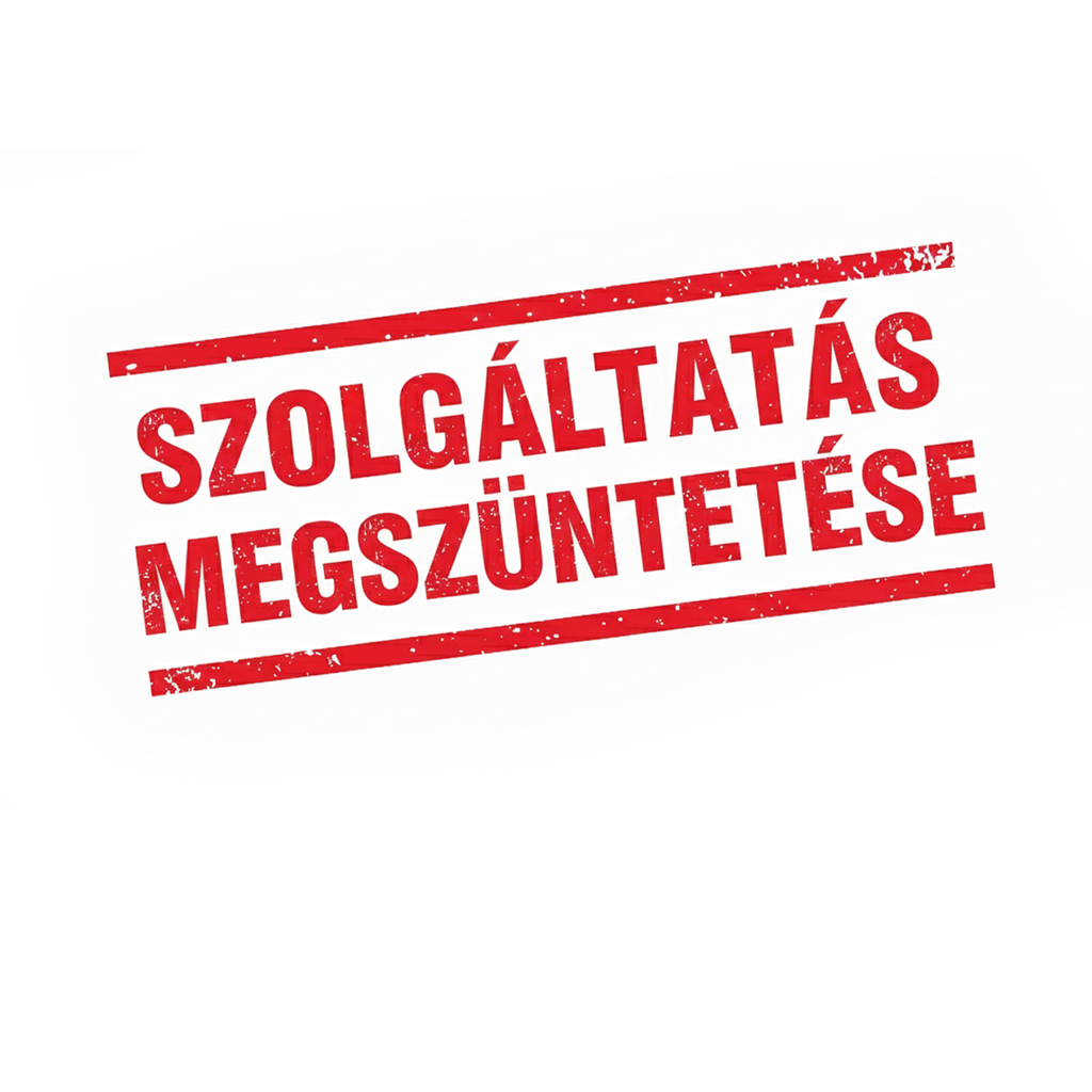 Szolgáltatás megszüntetése